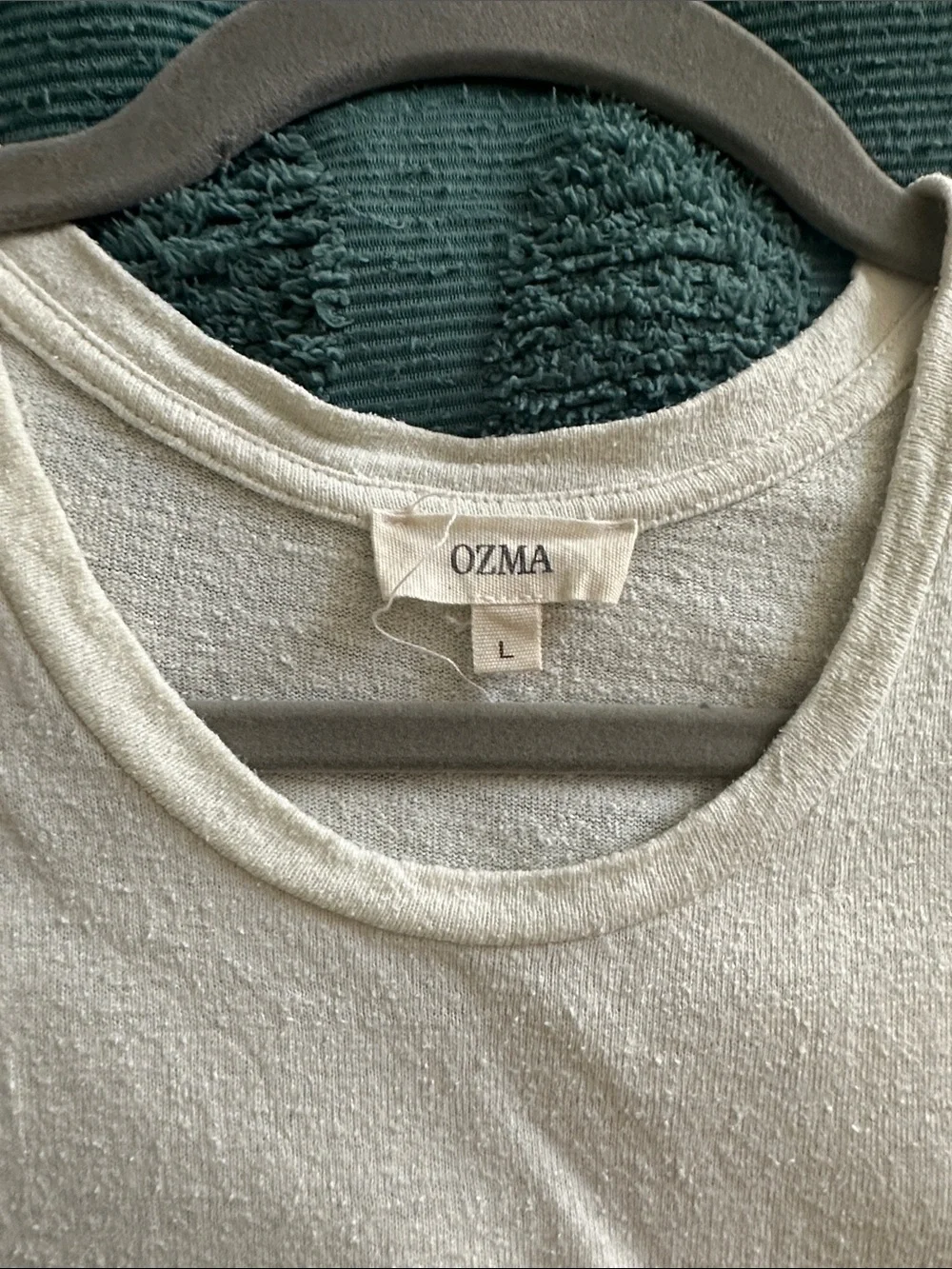 OZMA silk noil classic tee large - Picture 2 of 3